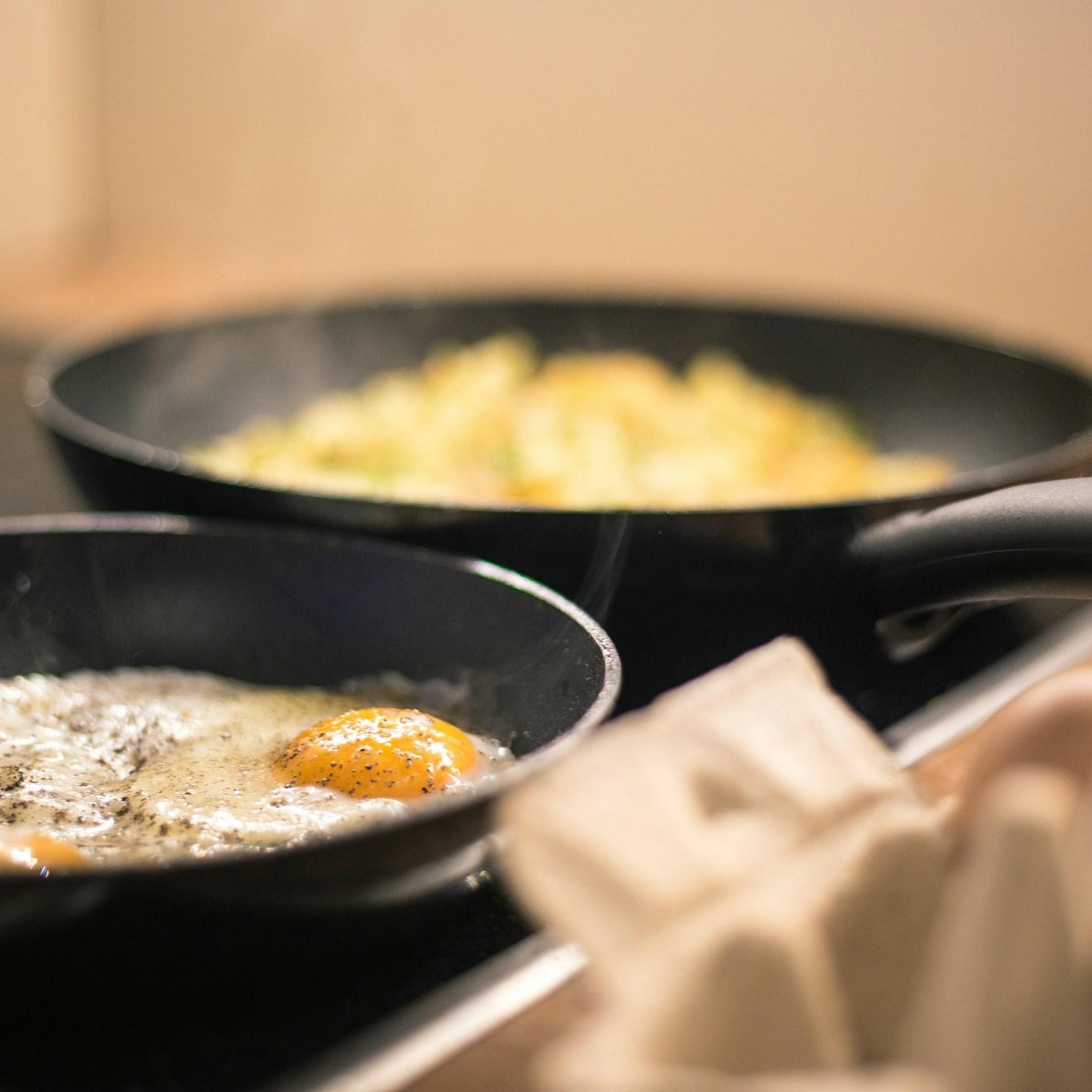 Home cook preparing ingredients in the kitchen
